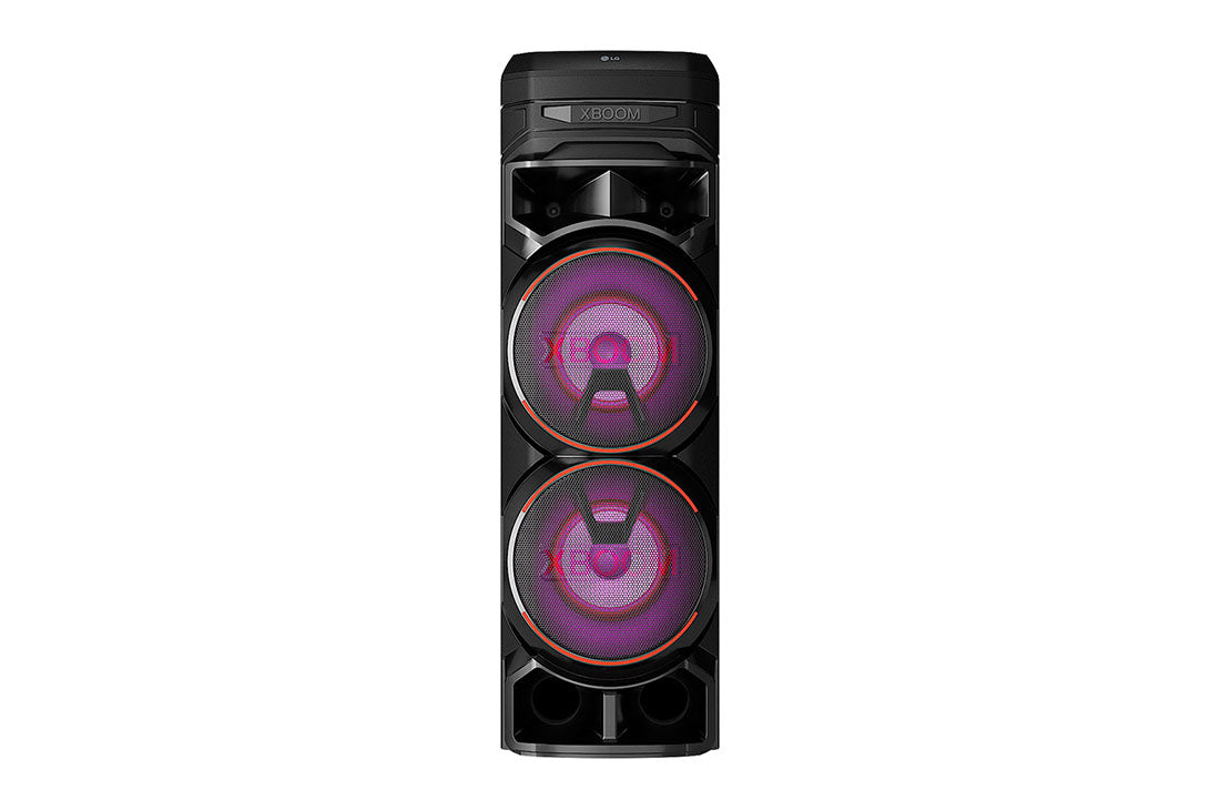 LG XBOOM RNC9 | Système Audio High Power | 105,6 cm de hauteur | Bluetooth | Boomer 8’’ | Eclairage multicolore | Fonctions DJ & Karaoké LG XBOOM RNC9 | Système Audio High Power | 105,6 cm de hauteur | Bluetooth | Boomer 8’’ | Eclairage multicolore | Fonctions DJ & Karaoké